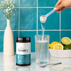 LifeSeasons Femetry Bundle Bladder Daily Comfort bottle close-up for soothing bladder lining.