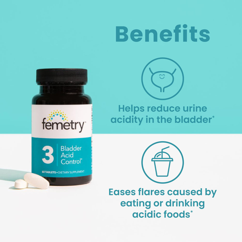 LifeSeasons Femetry Bundle Packaging close-up highlighting clinician-formulated support for IC/BPS.