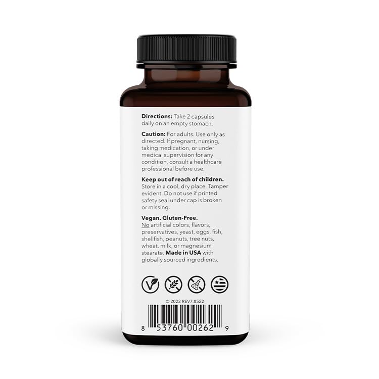 LifeSeasons Inflamma-X daily routine image showing two capsules on empty stomach.
