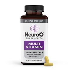 LifeSeasons NeuroQ Daily Essentials bottle for daily focus and steady energy.