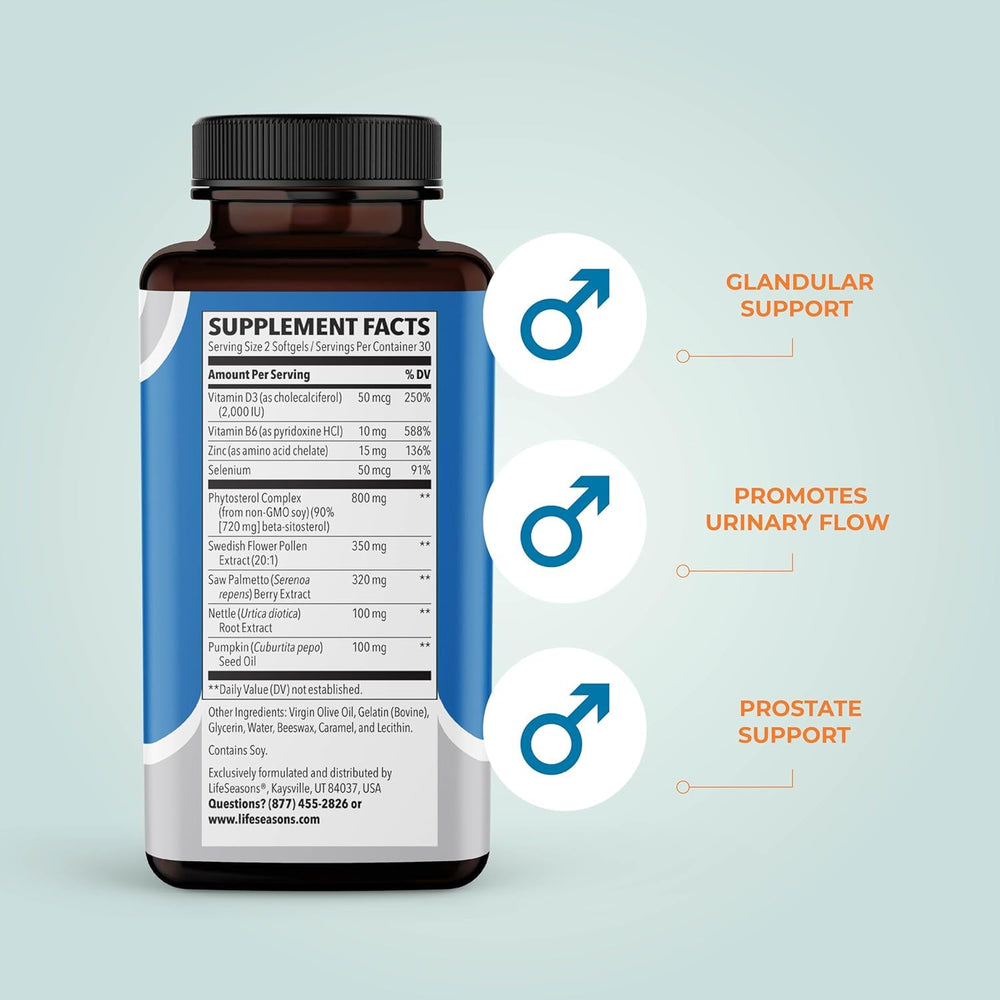 Pros-T softgels ready for daily supplementation.