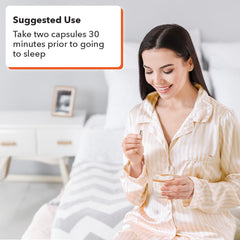 Front packaging of LifeSeasons Relieve-R PM highlighting sleep support blend.