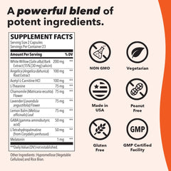 Science-backed LifeSeasons Relieve-R PM label visible for trusted nightly relief.