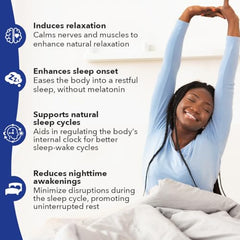 LifeSeasons Rest-ZZZ ingredient blend features valerian, chamomile, and magnesium for relaxed evenings.