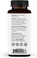 Detail of Visibili-T label with lutein and zeaxanthin benefits