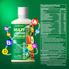 Life's Fortune liquid multivitamin refrigeration storage emphasizes freshness after opening
