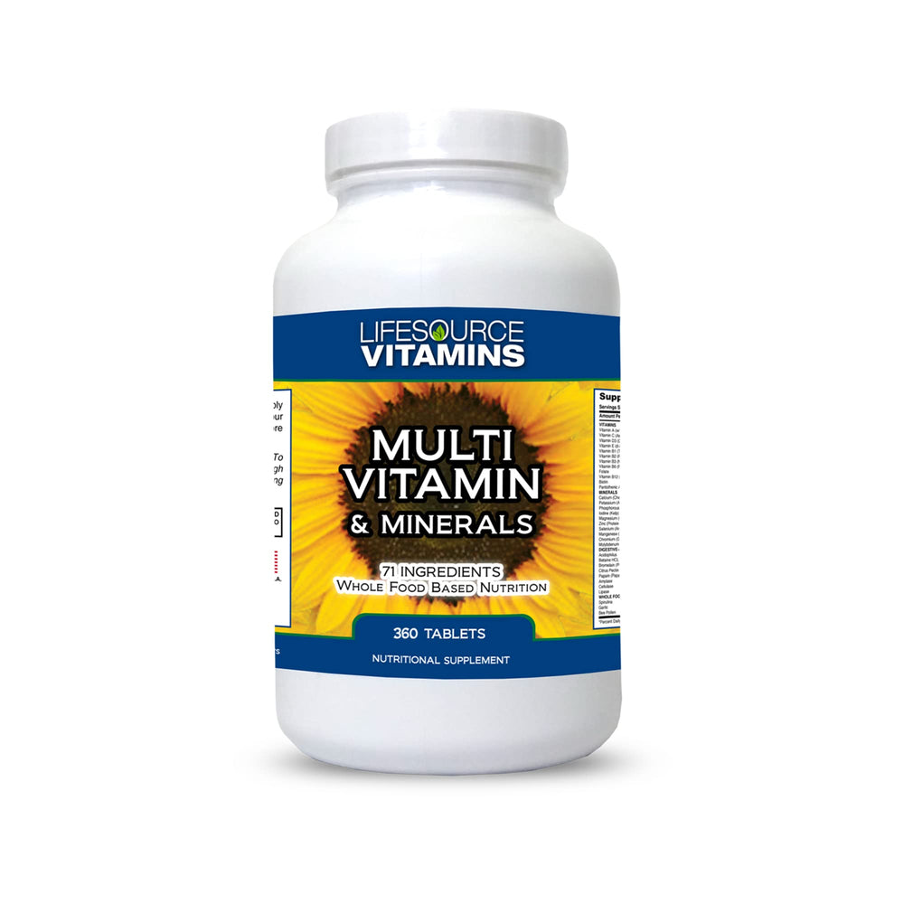 LifeSource Vitamins packaging highlights premium whole-food nutrients for daily nourishment.