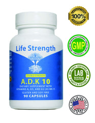 LifeStrength ADK 10 features an allergen-free, gluten- and soy-free vitamin blend.