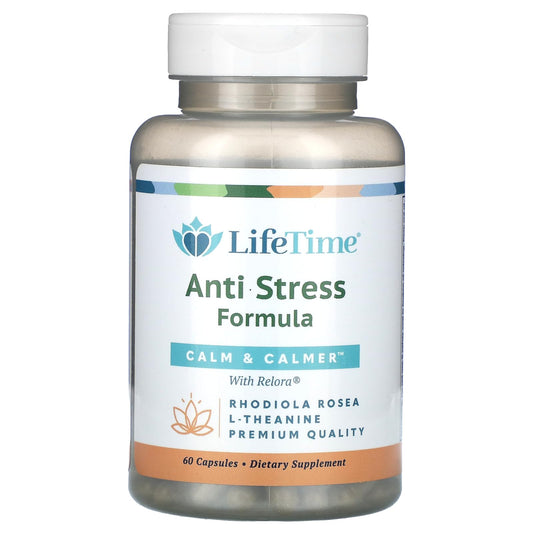 Lifetime Calm & Calmer bottle pour illustrating a calm routine for focus