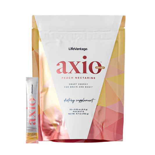LifeVantage AXIO Peach Nectarine packet for on-the-go energy and focus