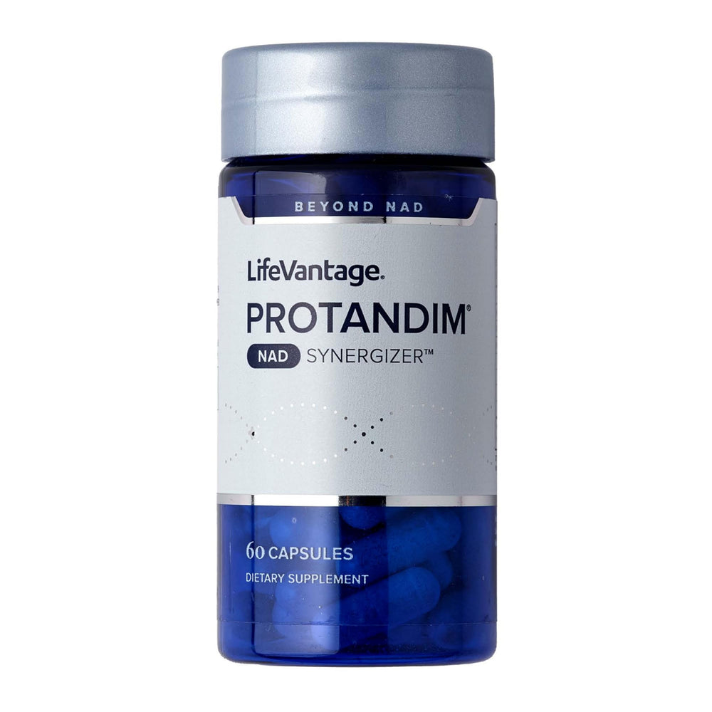 LifeVantage Protandim NAD Synergizer bottle cap, supports daily energy and focus.