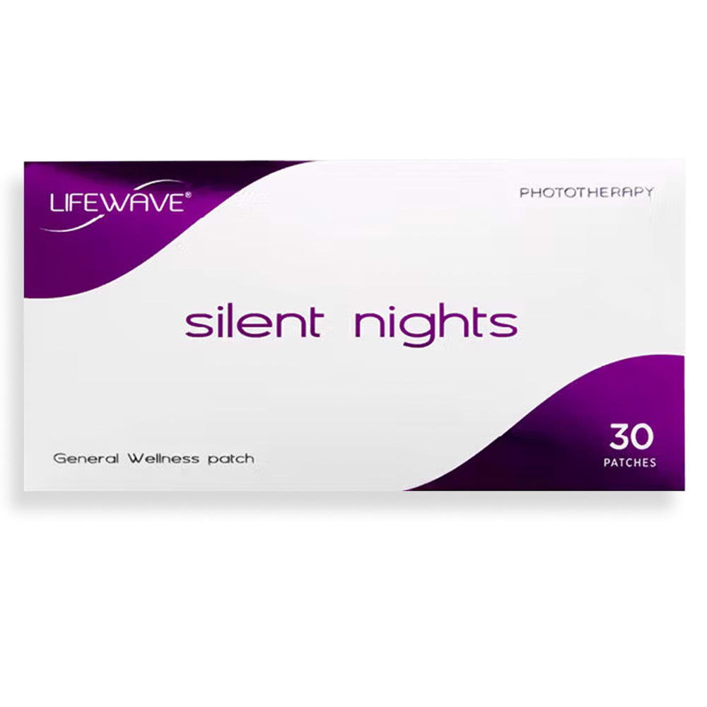LifeWave Silent Nights patch applied to forearm supports evening relaxation.