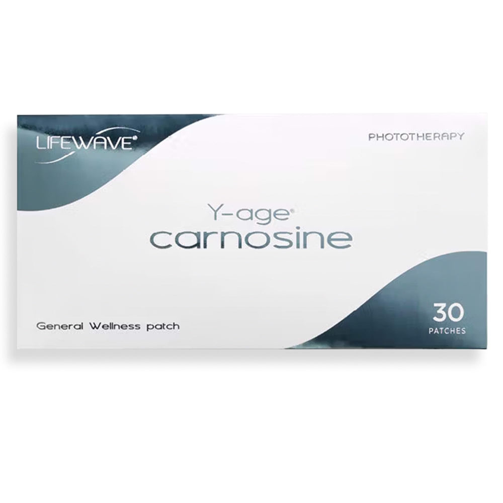 LifeWave Y-Age Carnosine patches pack promotes easy daily use for active wellness.