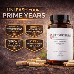 Lifexposure PrimaVie Shilajit capsules enhance energy and recovery.