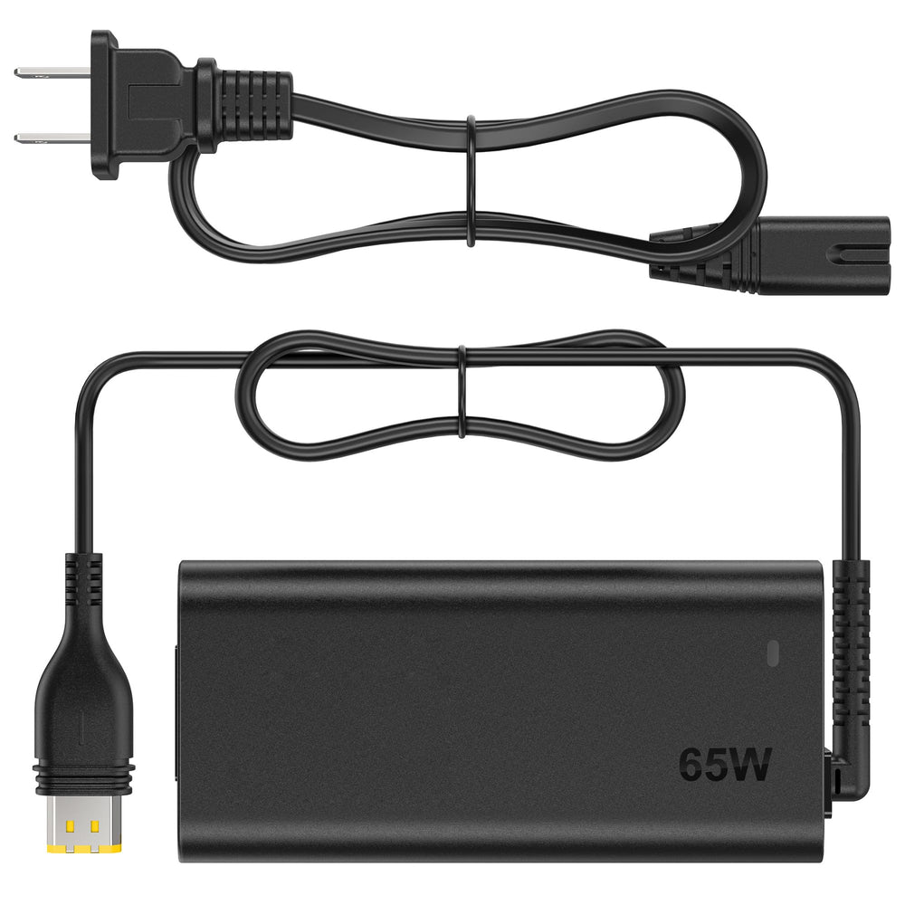 LIFKAHY 65W charger back view with plug for reliable power delivery