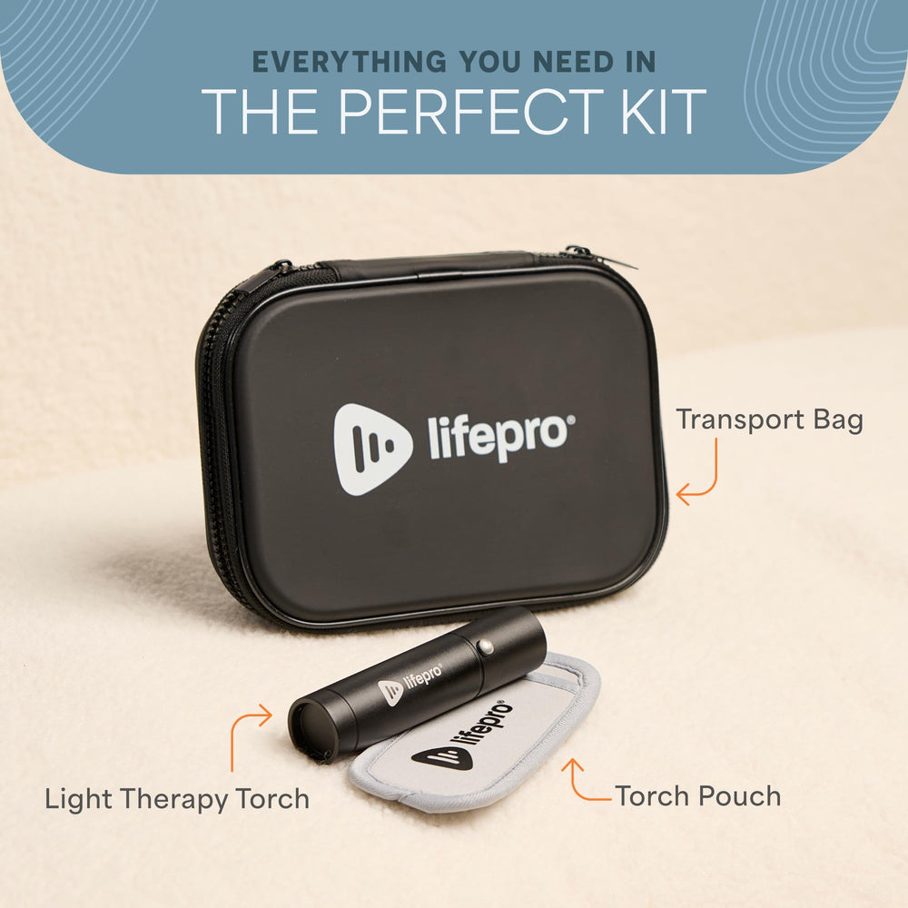 LifePro face-use close-up for gentle red light on skin.