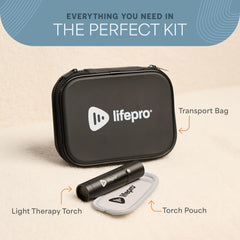 LifePro face-use close-up for gentle red light on skin.