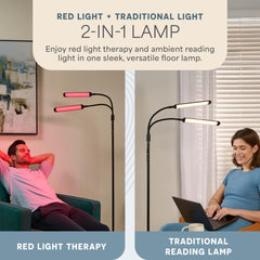 LifePro Lumaglow in reading mode demonstrates focused illumination for late-night tasks.