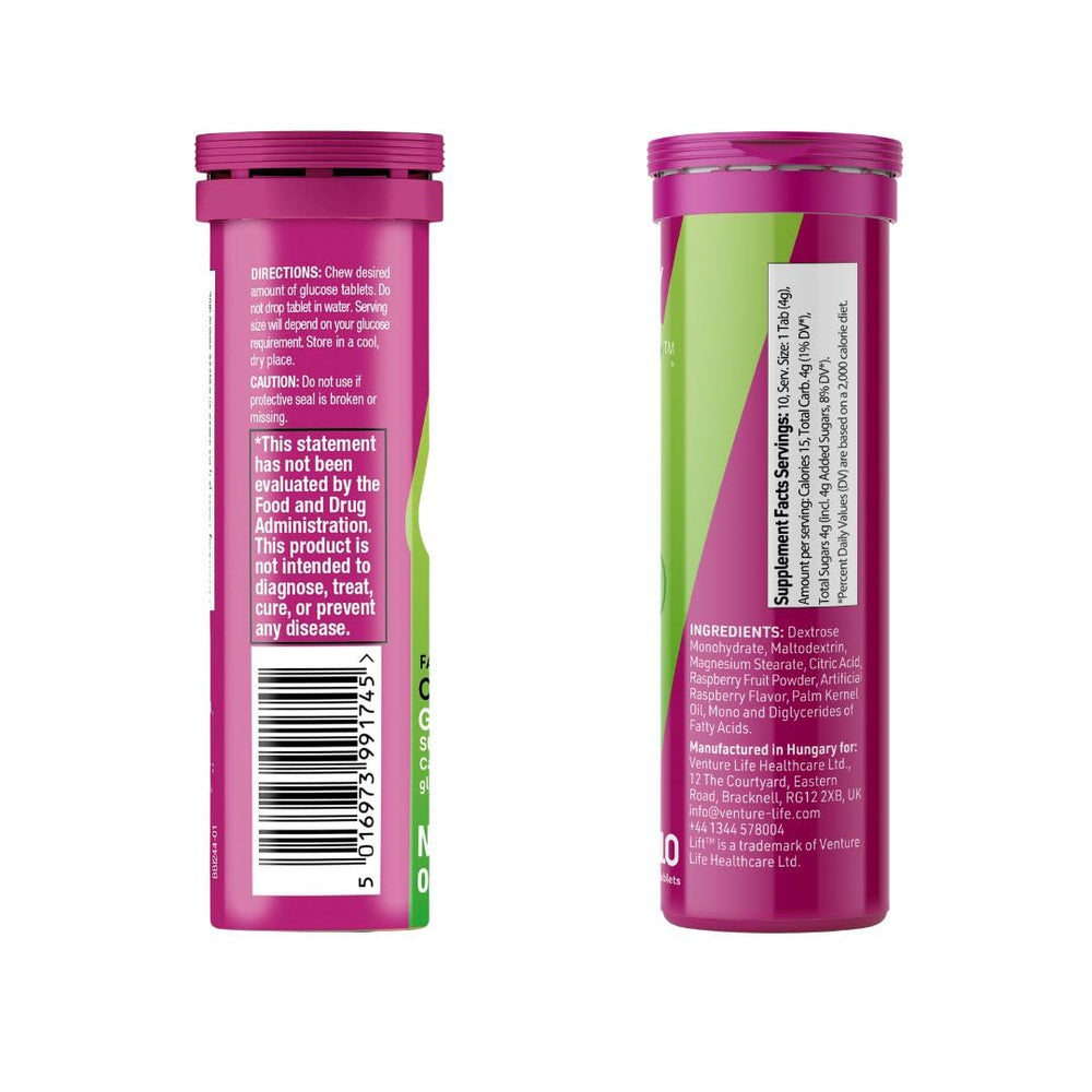 Lift Glucose no caffeine or artificial colors for clean energy