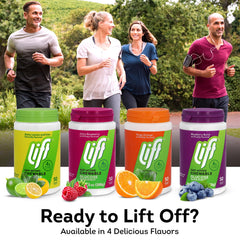 Child-friendly Lift Glucose Raspberry use during activities for kids over five