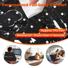 LIGHTIUM red blue therapy pad wrists shows compact relief for daily use.