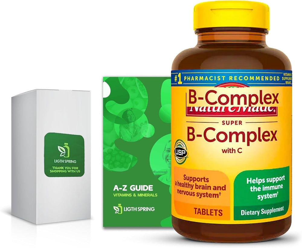 LightSpring Super B Complex C bottle front for daily energy support