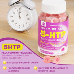 LILICARE 5HTP Gummies two-pack on desk to illustrate value pack.