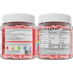 LILICARE D3K2 gummies poured from bottle for on-the-go use