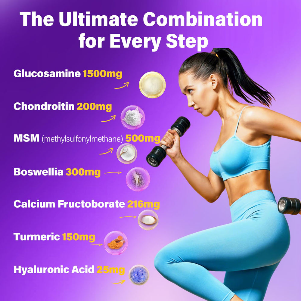 Front packaging of LILICARE Glucosamine Chondroitin Gummies