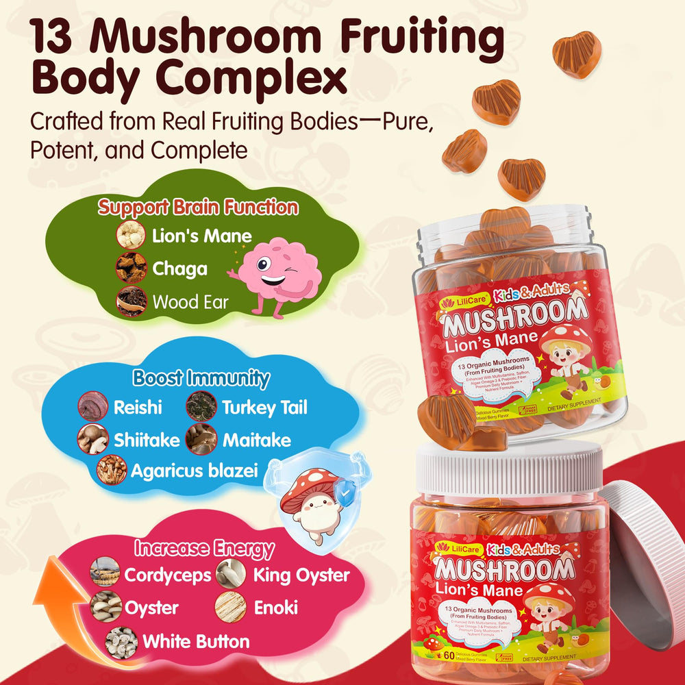 LILICARE kids-friendly-taste gummies image shows a tasty vegan option.