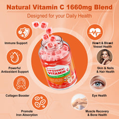 LILICARE liposomal vitamin C gummies kid-friendly packaging and chewable design