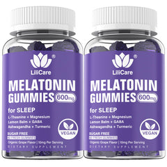 LILICARE Melatonin Gummies bottle front view for sleep support