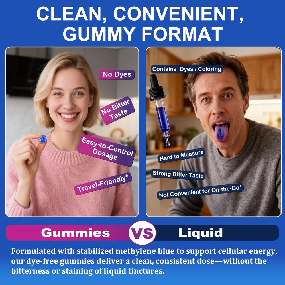 LILICARE Methylene Blue Gummies packaging front view