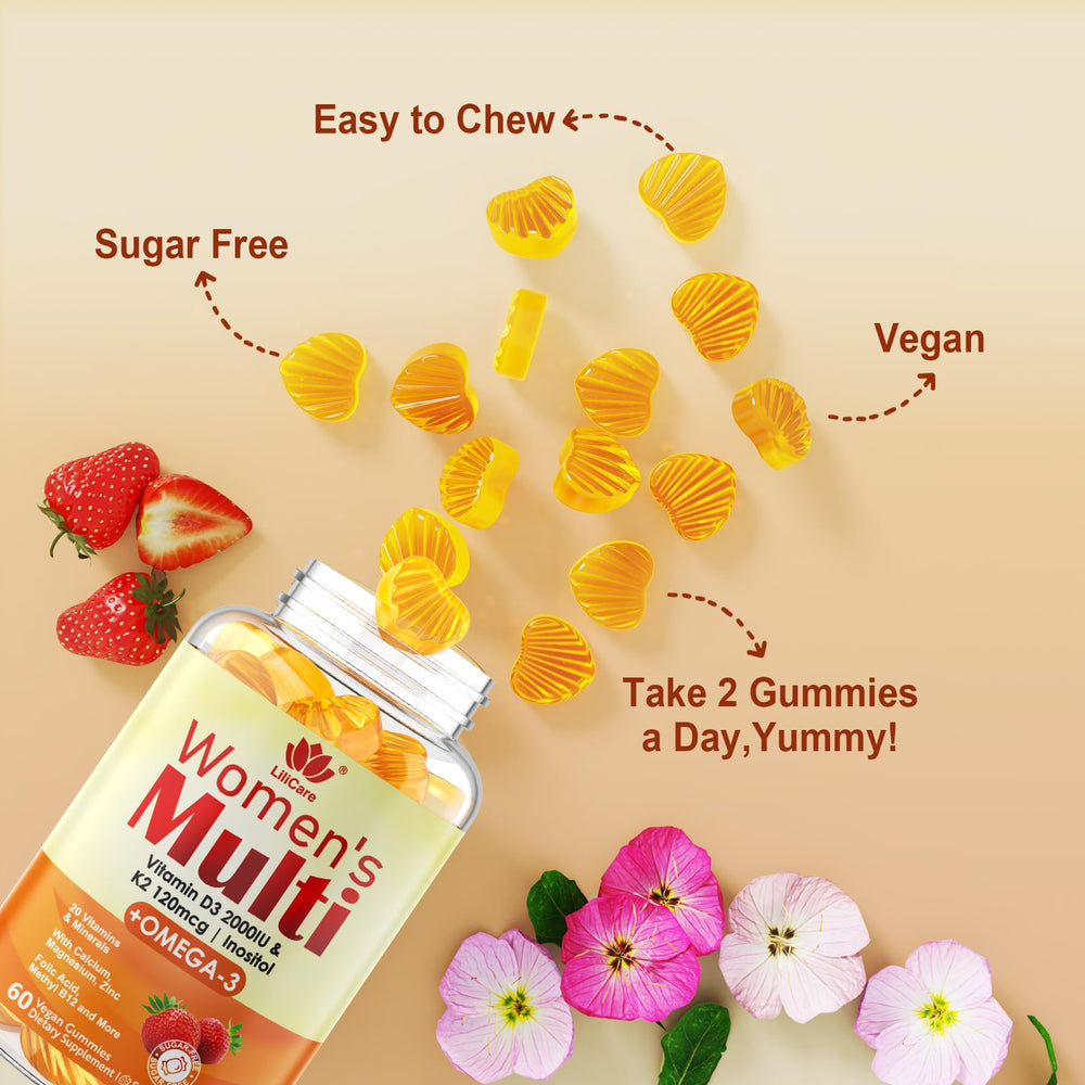 LILICARE sugar free gummies visible on packaging label