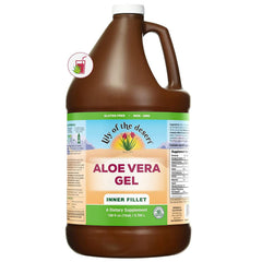 Lily of the Desert Aloe Gel bottle with outer label for wellness