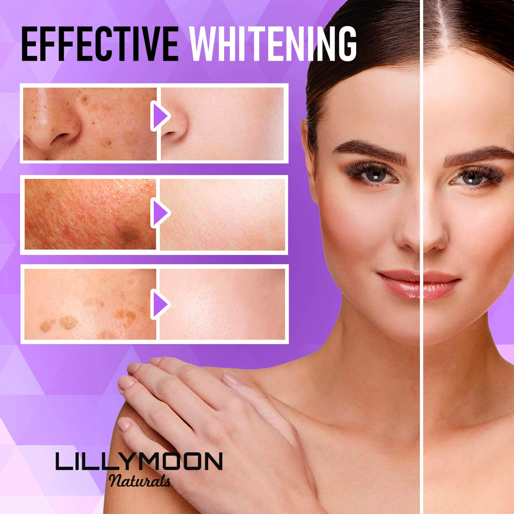 LILYMOON Glutathione pills packaging highlights USA-made quality.