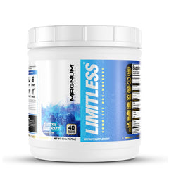 LIMITLESS Magnum blue raspberry bottle for on-the-go energy