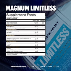 LIMITLESS Magnum blue raspberry flavor splash hints at delightful taste