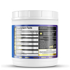 LIMITLESS Magnum blue raspberry tub back lists nutrition facts clearly