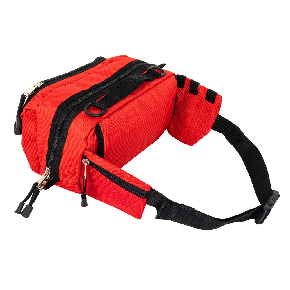 LINE2design Deluxe Medical Fanny Pack Large open layout shows quick-access zones