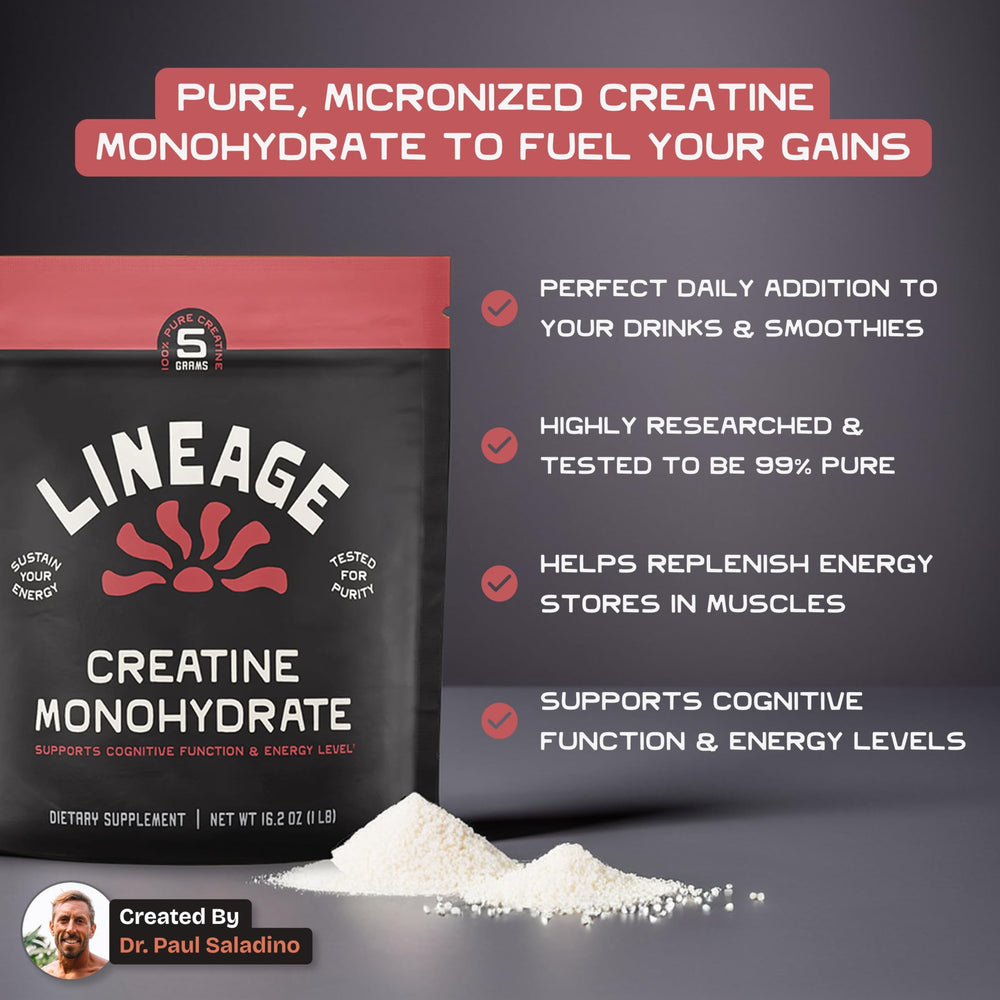 Lineage Provisions measuring-scoop-creatine enables precise dosing for workouts.