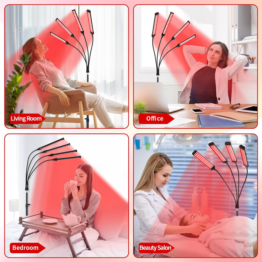 Linidcoud 850nm near-infrared LEDs for deeper muscle relaxation.