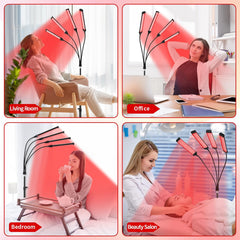 Linidcoud 850nm near-infrared LEDs for deeper muscle relaxation.