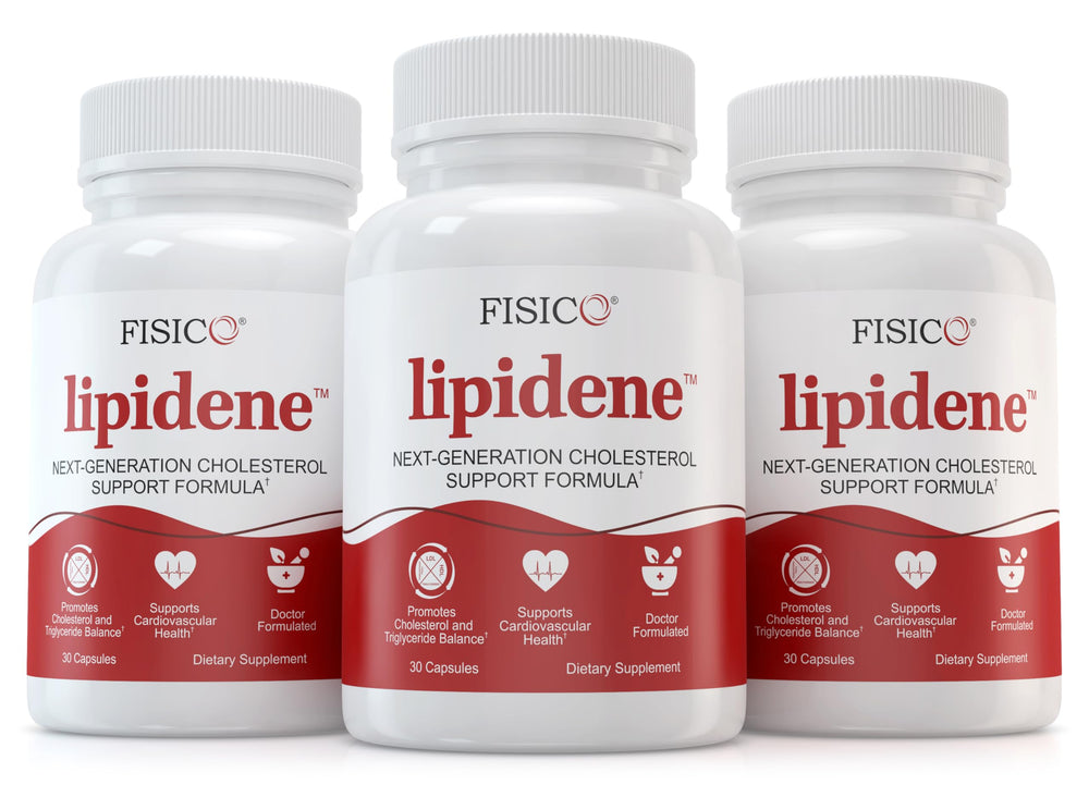 Lipidene outer packaging showcases all natural formula and gluten free ingredients