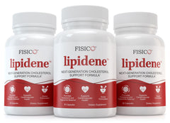 Lipidene outer packaging showcases all natural formula and gluten free ingredients
