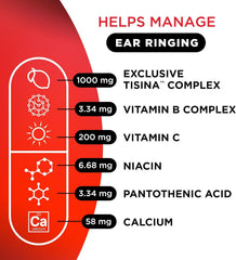 Lipo-Flavonoid ear health use-case illustrating daily routine for support.