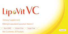 LipoVit VC liposomal sachet packaging for easy daily vitamin C intake