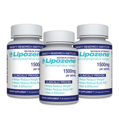 Lipozene bottle front, a trusted appetite suppressor for daily use
