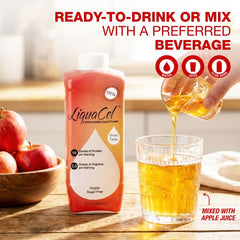 LiquaCel in care setting illustrating versatile hydration and protein support
