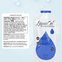 LiquaCel Peach Mango 1 oz packet ready to mix with a beverage for flavor variety.